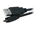 Link Depot MUSB-10 Black USB 2.0 Type A Male to Micro USB 5-pin Male Cable
