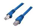 Link Depot CA6S-7-BUB 7 ft. Cat 6A Blue Shielded STP Style Molded Network Ethernet Cables