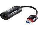 SIIG JU-NE0611-S1 SuperSpeed USB 3.0  to Gigabit LAN Adapter, - USB to RJ45- usb 3.0 gigabit adapter - usb 3.0 to Ethernet - usb 3.0 adapter