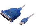 C2G 16899 USB To DB25 Parallel Printer Adapter Cable, Beige (6 Feet, 1.82 Meters)