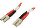 C2G 33110 4m LC/LC Duplex 62.5/125 Multimode Fiber Patch Cable - Orange