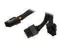 Athena Power CABLE-YEPS828 6 in. EPS-12V 8-pin Y-splitter Power Cable