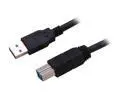StarTech.com USB3SAB10BK Black Black SuperSpeed USB 3.0 Cable A to B - M/M