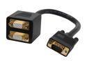StarTech.com VGASPL1VV 1 ft. VGA to 2x VGA Video Splitter Cable - M/F