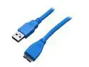 StarTech.com USB3SAUB3 Blue SuperSpeed USB 3.0 Cable A to Micro B