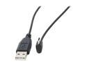 StarTech.com UUSBHAUB6LA Black USB A to Left Angle Micro USB B Cable