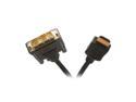 SABRENT CB-HDDVI 6 ft. Black HDMI to DVI-D, Male-Male Gold Plated Cable