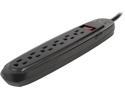 4 Feet 6 Outlets 900 Joules Surge Protector (DX-AVS6BK), manufactured and warranted by CyberPower
