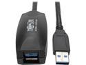 Tripp Lite USB 3.0 SuperSpeed Active Extension Repeater Cable (A M/F), 5M/16-ft. (U330-05M)