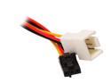 Rexus 25004-4 1 ft. 3 Pin Fan Cable Adapter (Dell Compatible)