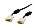 BYTECC DVI-D15 Male to Male DVI-D Dual-Link Digital Cable w/Ferrites