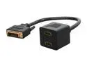BYTECC BTA-34 11.81 in. (30cm) Black HDMI Female x 2 to DVI-D(Dual link) Male Adaptor