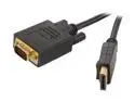 BYTECC DPVGA-10 10 ft. Black Display Port to VGA Cable Male to Male