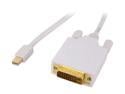 BYTECC Model MDPDVI-10 Mini Display Port to DVI Cable Male to Male