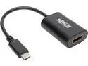 Tripp Lite U444-06N-HD4K6B USB-C to HDMI 4K External Video Adapter (M/F), Thunderbolt 3 Compatible, 4K x 2K (4096 x 2160) @ 60 Hz, 6 in.