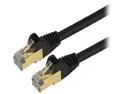 StarTech C6ASPAT20BK StarTech.com Cat6a Shielded Patch Cable - 20 ft - Black - Snagless RJ45 Cable - Ethernet Cord - Cat 6a Cable - 20ft