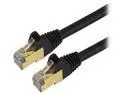 StarTech C6ASPAT30BK StarTech.com Cat6a Shielded Patch Cable - 30 ft. - Black - Snagless RJ45 Cable - Ethernet Cord - Cat 6a Cable