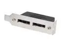 StarTech.com ESATAPLT2LPM 2-Port Low Profile SATA to eSATA Plate Adapter - F/M
