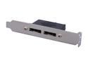 StarTech.com ESATAPLT2M 2-Port SATA to eSATA Plate Adapter - F/M
