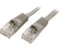 Coboc CY-CAT6-03-Gray 3ft. 32AWG Cat 6 Gray Color 550MHz UTP Flat Ethernet Stranded Copper Patch cord /Molded Network lan Cable