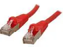 Coboc CY-CAT7-25- Red 25ft. 26AWG Snagless Cat 7 Red Color 600MHz SSTP(PIMF) Shielded Ethernet Stranded Copper Patch cord /Molded Network lan Cable