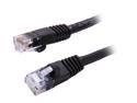 Coboc CY-CAT6-75-BK 75ft. 24AWG Snagless Cat 6 Black Color 550MHz UTP Ethernet Stranded Copper Patch cord /Molded Network lan Cable