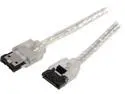 Coboc Model SC-SATA3-6FT-ESC-SL 6 ft.SATA III 6Gbps Shielded Internal to external SATA w/Latch to eSATA Date Cable for Hard Disk Drive/HDD/SSD Enclosure,Silver