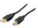 Coboc CL-U2-ABMM-33-BK 33ft Active High Speed USB 2.0 A Male to B Male Repeater/Booster Cable,Gold Plated,Black