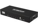 Coboc HA-HMSW-5X1 5 Port 5 in 1 out Certified HDMI Amplified Switch switcher w/ 3D HDCP 1080P Support, with IR Remote