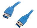 Rosewill CY-U3-AAMF-3-BL Blue USB 3.0 A Male to A Female Extension Cable