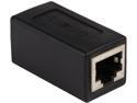 Rosewill COUPLER-CAT6-STP Black Cat6 STP Ethernet Shielded 8P8C RJ45 Network Jack In-Line Coupler Female, Lan Patch Cord Cable Extender