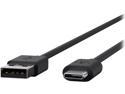 Belkin 2.0 USB-C to USB-A Charge Cable, Works with Google Chromebook Pixel 2, Apple New MacBook and Other USB Type C Compatible Devices (6-Foot)