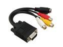 Insten 675714 VGA to S-Video / 3 RCA Adapter