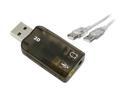 Insten 675363 USB Sound Card w/ 6 ft Extension Cable