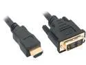 Nippon Labs DVI 3 HDMI 10 ft. HDMI Male to DVI-D Adapter Cable with Gold-plated Connector, Black