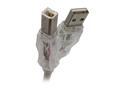 Nippon Labs Green USB  A to B Cable 6 ft. USB CABLE WITH GREEN FLASHING LED AB TYPE CABLE Model EF-USBAB-6GN
