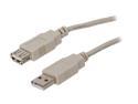 Nippon Labs 6 ft. USB cable A/Male to A/Female extension USB 6ft cable Model USB-6-MF 6 feet