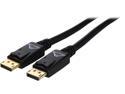 Nippon Labs DP-15-BR2 15 ft. Black DisplayPort Male to Male w/ Gold Plated 28 AWG DisplayPort V1.2 High Bit-Rate 2 Cable