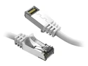 Nippon Labs Cat8 RJ45 4ft Ethernet Patch Internet Network LAN Cable, In/Outdoor, 26AWG, Shielded Latest 40Gbps 2000MHz, Weatherproof S/ftP -in Wall, Outdoor for Gaming/Router/Modem/PC/Switch (White)