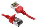 Nippon Labs 60CAT8-5-30RD 5 ft. Cat 8 Red U/FTP Slim Ethernet Network Cable 30AWG - Latest 40Gbps 2000Mhz RJ45 Patch Cord