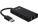 j5create USB™ 3.0 Gigabit Ethernet & 3-Port Hub