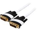 GearIT GI-DVI-DVI-WH-10FT White DVI to DVI Dual Link Male to Male Adapter Cable