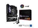 ASUS ROG CROSSHAIR X870E HERO AMD X870E AM5 ATX motherboard, Advanced AI PC ready, 18+2+2 power stages, DDR5, PCIe 5.0, 5x M.2, Wi-Fi 7, USB4, AI Overclocking, Core Flex, PCIe Slot Q-Release Slim