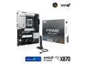 ASUS PRIME X870-P WIFI AMD AM5 X870 ATX motherboard 14+2+1 80A DrMOS power stages, DDR5, PCIe 5.0 , PCIe 5.0 x16, Q-Release, 4x M.2 , Wi-Fi 7, Q-Antenna, 2.5Gb LAN, USB4, USB Type-C, BIOS FlashBack