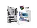ASUS Z790-AYW WIFI W II Intel Z790 (LGA 1700) ATX motherboard with PCIe 5.0, three M.2 slots, 12+1 DrMOS, DDR5, WIFI 6, Realtek 2.5Gb LAN, HDMI, rear USB 10Gbps Type-C and Type-A, front USB 10Gbps Type-C, Thunderbolt (USB4), Aura Sync