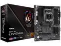ASRock B650 PG LIGHTING AM5 ATX Motherboard, 4 slots DDR5, PCIE 4.0 x16,  3 M.2 slots,  2.5Gb Lan, 7.1 Nahimic Audio , Rear USB3.2 Gen2X2 Type_C ,  14+2+1 Power Phase, AMD CrossFire.