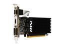 MSI GeForce GT 710 2GB DDR3 PCI Express 2.0 x16 Low Profile Video Card GT 710 2GD3H LP