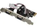 SIIG 2-Port RS232 Serial PCIe with 16950 UART Model JJ-E02111-S1