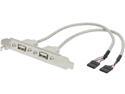 C2G/Cables To Go 13403 2-Port USB 2.0 Internal AT Motherboard Adapter (0.30 Meters/1 Feet)