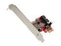 Koutech Dual Channel USB 3.0 PCI Express Card w/ USB3 ICC & 15-pin SATA Power Connector Model IO-PEU235